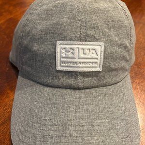 Under Armour UA Patch Grey Lightweight Adjustable Unisex Hat OSFA